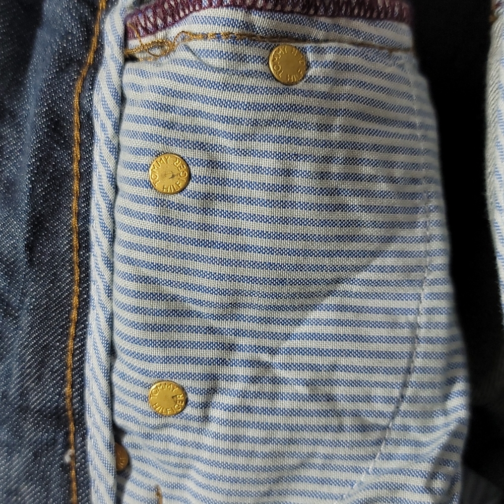 Vintage Rare Tommy Jeans Casual Retro Y2K Streetwear Low Rise Boot Cut Denim 4R - Picture 9 of 12